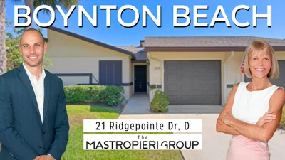 Ridgepointe Woods Boynton Beach Property Tour | 21 Ridgepointe Dr D